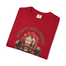 Load image into Gallery viewer, Spice Up Your Workout Unisex T-shirt, Gym Shirt, Fitness Tee, Gift for Gym Lovers, Motivational Wear, Workout Apparel