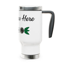 Load image into Gallery viewer, Custom Stainless Steel Travel Mug with Handle, 14 oz, Science Teacher, Back to School, Classroom
