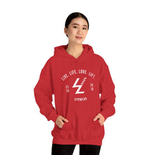 Load image into Gallery viewer, Gymwear Hoodie - "Live. Life. Love. Lift." Athletic Pullover