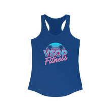 Load image into Gallery viewer, Tank Top VSOP Fitness 90's Miami Vice Style Palm Tree Sunset Women's Racerback
