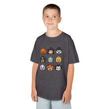 Load image into Gallery viewer, Trick-or-Treaters Set, Kids Halloween Graphic Tee, Spooky Themed T-Shirt for Kids, Halloween Costume Shirt, Party Wear, Fall Celebration Apparel