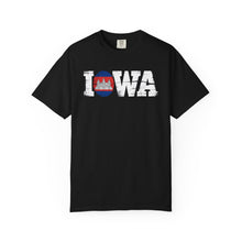 Load image into Gallery viewer, IOWA Khmer T-Shirt | Casual Travel Tee | Gift for Adventurers, Tourists, History Lovers, Vacation Apparel, Unisex Clothing