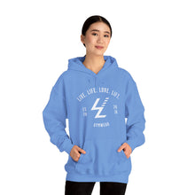 Load image into Gallery viewer, Gymwear Hoodie - "Live. Life. Love. Lift." Athletic Pullover