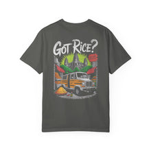 Load image into Gallery viewer, Got Rice? (Front & Back) Urban Streetwear Tee, Graphic T-Shirt for Food Lovers, Casual Wear, Unique Gift for Friends, Street Style Fashion