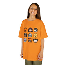 Load image into Gallery viewer, Trick-or-Treaters Set, Kids Halloween Graphic Tee, Spooky Themed T-Shirt for Kids, Halloween Costume Shirt, Party Wear, Fall Celebration Apparel