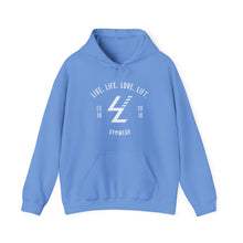 Load image into Gallery viewer, Gymwear Hoodie - "Live. Life. Love. Lift." Athletic Pullover