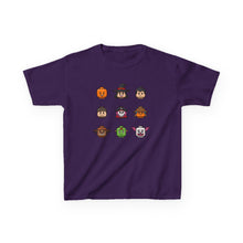 Load image into Gallery viewer, Trick-or-Treaters Set, Halloween Kids Tee with Fun Characters, Cute Halloween T-Shirt, Kids Costume Shirt, Spooky Vibe Shirt, Gift for Kids