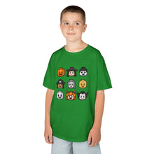 Load image into Gallery viewer, Trick-or-Treaters Set, Kids Halloween Graphic Tee, Spooky Themed T-Shirt for Kids, Halloween Costume Shirt, Party Wear, Fall Celebration Apparel