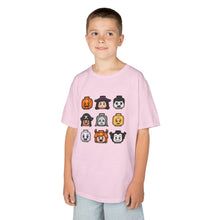Load image into Gallery viewer, Trick-or-Treaters Set, Kids Halloween Graphic Tee, Spooky Themed T-Shirt for Kids, Halloween Costume Shirt, Party Wear, Fall Celebration Apparel