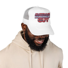 Load image into Gallery viewer, Average American Guy Trucker Hat – Patriotic Foam Mesh Cap