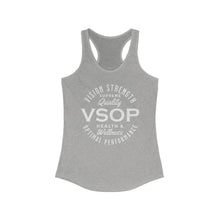 Load image into Gallery viewer, VSOP Health & Wellness Women's Racerback Tank (white font)