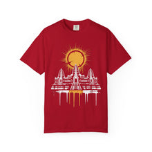 Load image into Gallery viewer, Sun Halo AngkorWat T-shirt | Boho Style Tee, Unisex Graphic Shirt, Casual Wear, Travel Souvenir, Unique Gift Idea