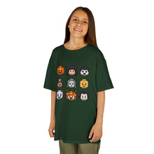 Load image into Gallery viewer, Trick-or-Treaters Set, Kids Halloween Graphic Tee, Spooky Themed T-Shirt for Kids, Halloween Costume Shirt, Party Wear, Fall Celebration Apparel