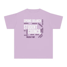 Load image into Gallery viewer, Youth T-Shirt - Spring Branch Student Council Word Cloud Design
