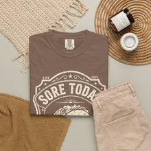 Load image into Gallery viewer, "Sore Today Eating Tacos Tomorrow" Funny Fitness Unisex Shirt - Workout Exercise T-Shirt for Men and Women