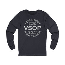 Load image into Gallery viewer, VSOP Health & Wellness Long Sleeve (white font)