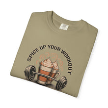 Load image into Gallery viewer, Spice Up Your Workout Unisex T-shirt, Gym Shirt, Fitness Tee, Gift for Gym Lovers, Motivational Wear, Workout Apparel