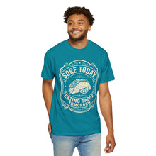 Load image into Gallery viewer, "Sore Today Eating Tacos Tomorrow" Funny Fitness Unisex Shirt - Workout Exercise T-Shirt for Men and Women