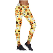 Load image into Gallery viewer, 22 Choices: Printed Halloween Yoga Pants, Halloween Leggings, High Stretch, Women's Leggings