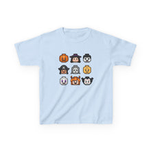 Load image into Gallery viewer, Trick-or-Treaters Set, Kids Halloween Graphic Tee, Spooky Themed T-Shirt for Kids, Halloween Costume Shirt, Party Wear, Fall Celebration Apparel