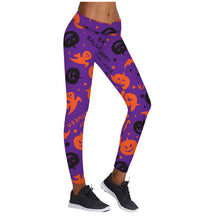 Load image into Gallery viewer, 22 Choices: Printed Halloween Yoga Pants, Halloween Leggings, High Stretch, Women's Leggings