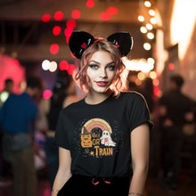 Load image into Gallery viewer, Trick or Train: Unisex shirt (Sizes XS to 4XL)