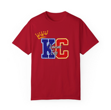 Load image into Gallery viewer, Comfort Colors - Kansas City KC Chiefs Royals Fan Crown Shirt - Unisex T-shirt, Football Baseball Team Tee, Gameday Apparel, Sportswear