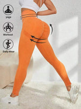 Load image into Gallery viewer, Matte Washed Seamless Booty Poppin' Yoga Pants, High Waist Hip Lift Fitness Pants, Yoga Leggings