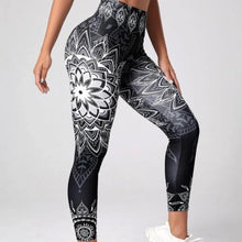 Load image into Gallery viewer, Ink Printing Women's Print Pants, Yoga pants, Yoga leggings, Fitness pants