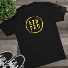 Load image into Gallery viewer, AZN PRD Super Soft Tri-Blend Tee with Yellow Logo