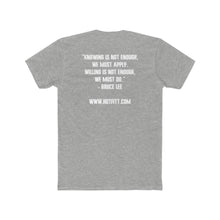 Load image into Gallery viewer, Men's Cotton Crew Tee: Kettlebell King Collection w/ Bruce Lee quote