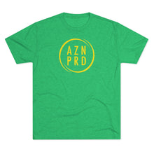 Load image into Gallery viewer, AZN PRD Super Soft Tri-Blend Tee with Yellow Logo
