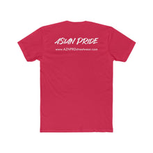 Load image into Gallery viewer, AZN PRD Men's Cotton Black n White Tee: ASIAN PRIDE w/ website (7 Colors)