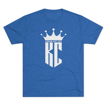 Load image into Gallery viewer, KC Crown: Unisex Tri-Blend Crew Tee