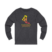 Load image into Gallery viewer, WALKING WARRIORS: Unisex Jersey Long Sleeve: Yellow/Red (2 colors)