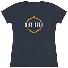Load image into Gallery viewer, HIIT FITT Women's Super Soft Tee with Yellow Hex Logo (6 Colors)