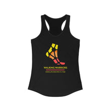 Load image into Gallery viewer, WALKING WARRIORS: Duo-Blend Racerback Tank: Yellow/Red (5 colors)