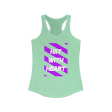 Load image into Gallery viewer, HIIT FITT Women's Racerback Tank: HIIT WITH HEART (7 Colors)
