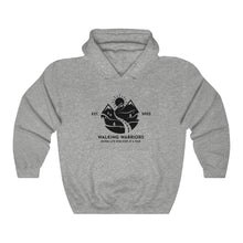 Load image into Gallery viewer, WALKING WARRIORS: Unisex Heavy Blend™ Hoodie: Black Mountains (12 colors)