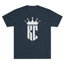 Load image into Gallery viewer, KC Crown: Unisex Tri-Blend Crew Tee