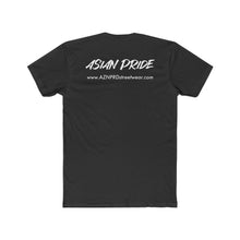 Load image into Gallery viewer, AZN PRD Men's Cotton Black n White Tee: ASIAN PRIDE w/ website (7 Colors)