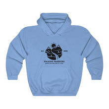 Load image into Gallery viewer, WALKING WARRIORS: Unisex Heavy Blend™ Hoodie: Black Mountains (12 colors)