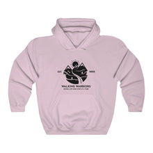 Load image into Gallery viewer, WALKING WARRIORS: Unisex Heavy Blend™ Hoodie: Black Mountains (12 colors)