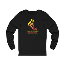 Load image into Gallery viewer, WALKING WARRIORS: Unisex Jersey Long Sleeve: Yellow/Red (2 colors)