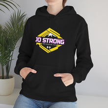 Load image into Gallery viewer, JO STRONG HOODIE: Iron Sharpens Iron (front and back designs)