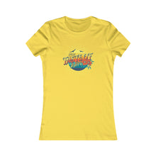 Load image into Gallery viewer, Taste of AAPI Sun and Flowers: Women's Bella & Canvas 100% Airlume Slim Fit Tee (Sizes S to 2XL)
