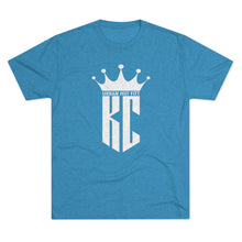 Load image into Gallery viewer, KC Crown: Unisex Tri-Blend Crew Tee