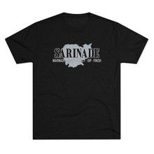 Load image into Gallery viewer, SARINADE: Black & Silver Unisex Tri-Blend Tee (6 colors)