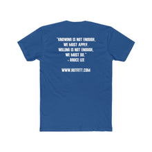 Load image into Gallery viewer, Men's Cotton Crew Tee: Kettlebell King Collection w/ Bruce Lee quote