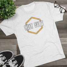 Load image into Gallery viewer, HIIT FITT Tri-Blend Tee with Yellow Hex Logo (7 Colors)